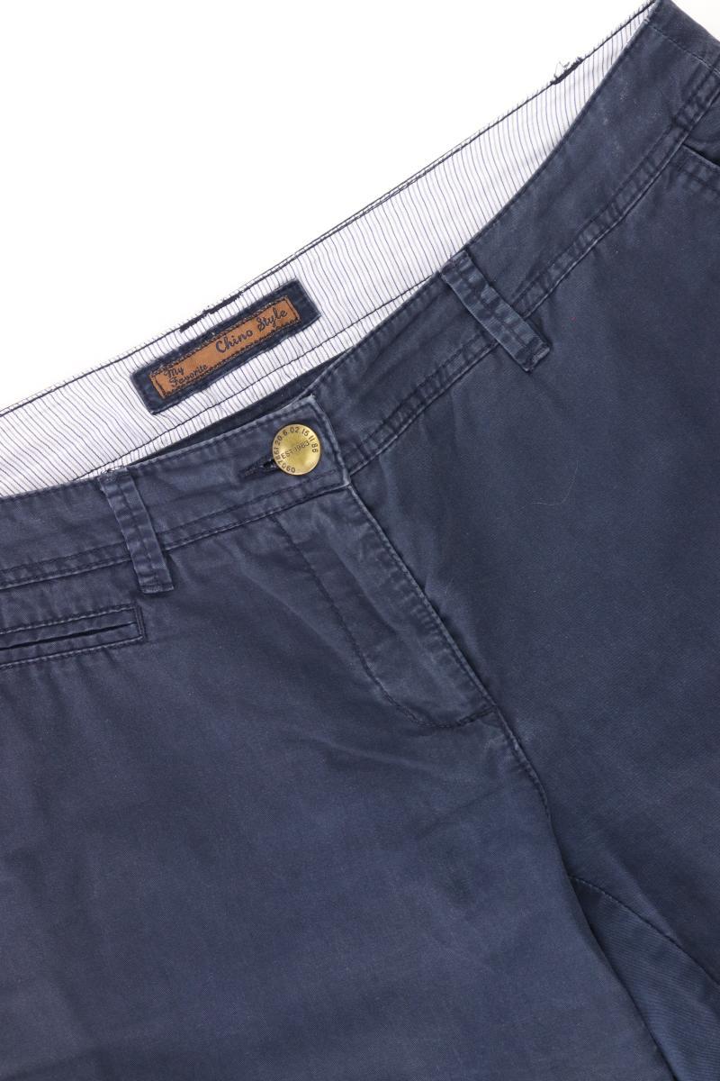 Street One Chinohose Gr. 40 blau aus Baumwolle