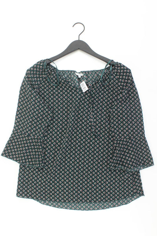 Bexleys Bluse Gr. 40 gepunktet 3/4 Ärmel grün aus Polyester