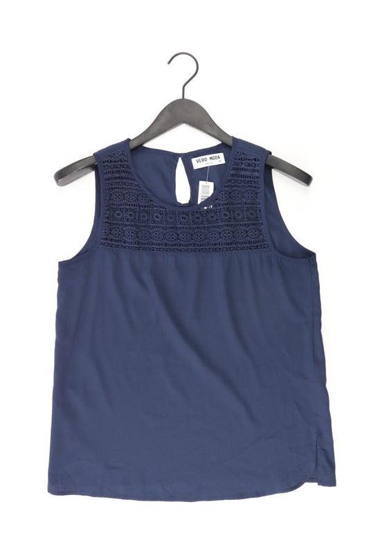 Ärmellose Bluse Gr. M neu mit Etikett blau aus Polyester