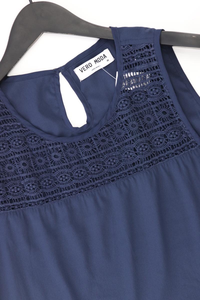 Ärmellose Bluse Gr. M neu mit Etikett blau aus Polyester