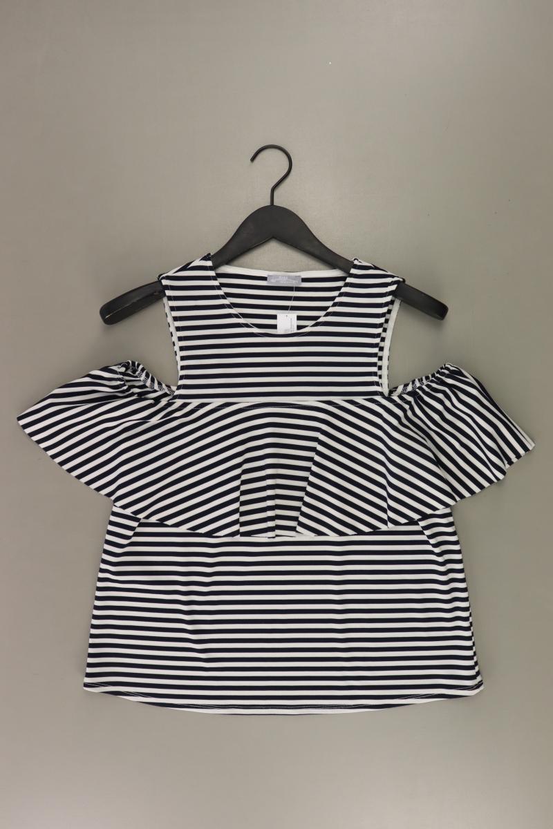 Zara Ringelshirt Gr. M gestreift Kurzarm blau