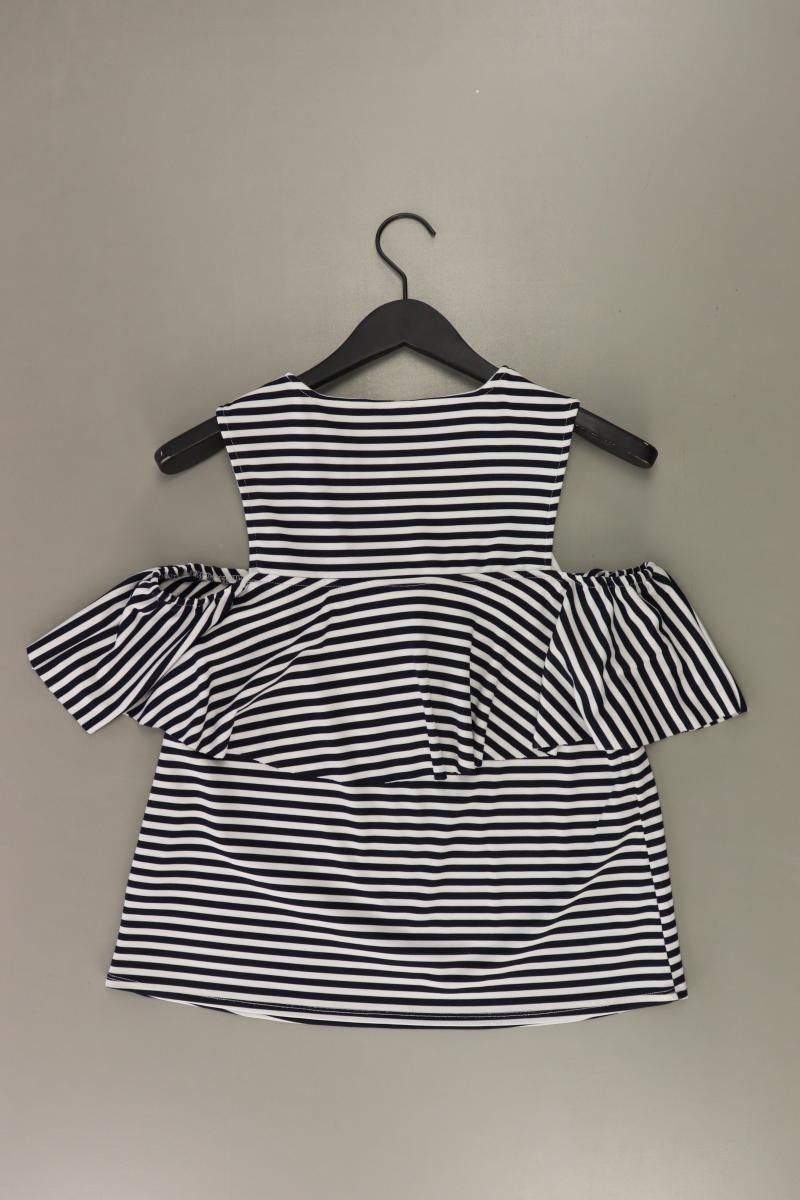 Zara Ringelshirt Gr. M gestreift Kurzarm blau