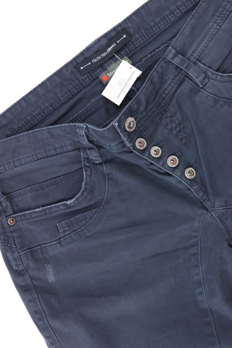 Street One Hose Gr. 38 blau aus Baumwolle