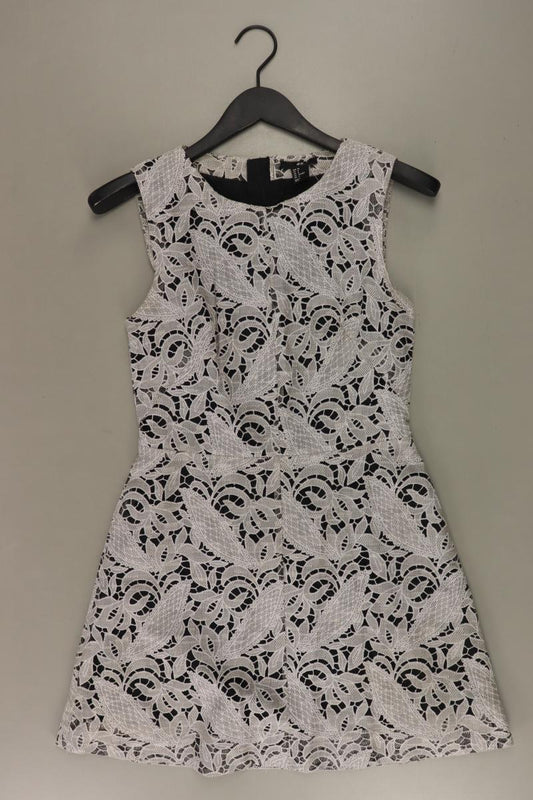 H&M Spitzenkleid Gr. 38 Ärmellos grau aus Baumwolle
