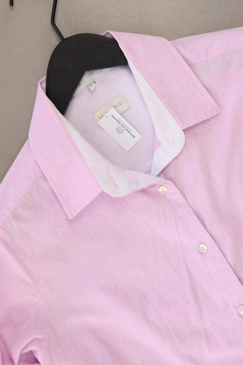MILANO Langarmbluse Gr. 40 rosa aus Baumwolle