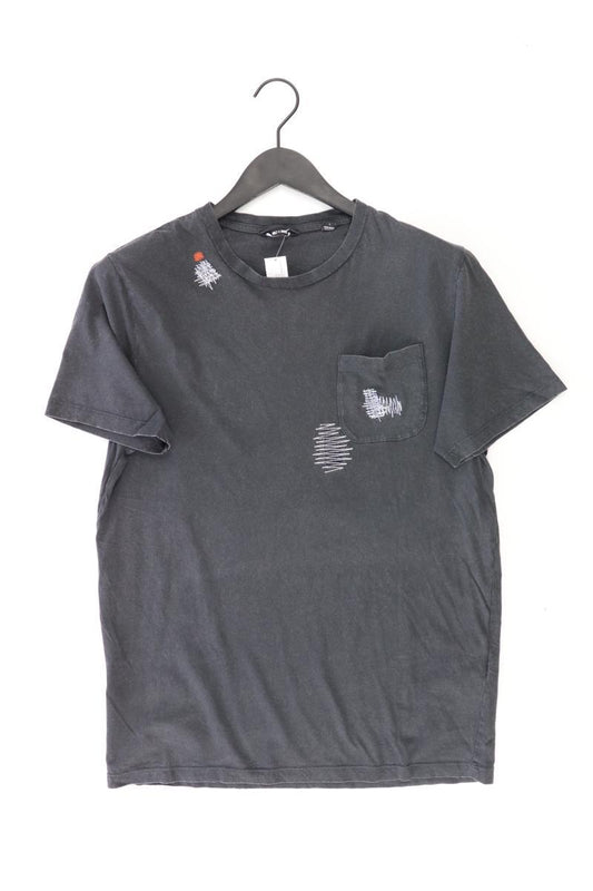ONLY & SONS T-Shirt für Herren Gr. L Kurzarm grau aus Baumwolle
