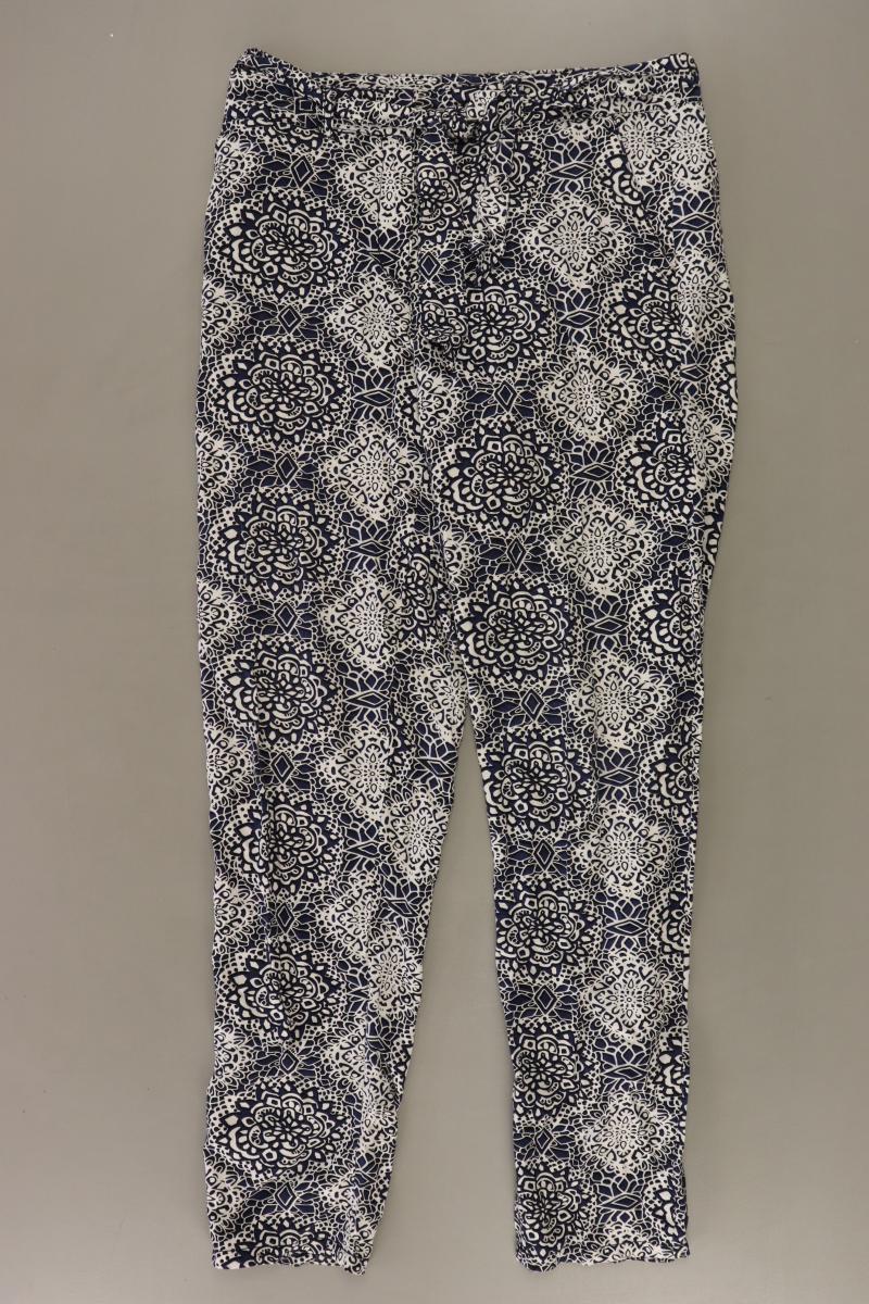 More&More Stoffhose Gr. 38 blau aus Viskose