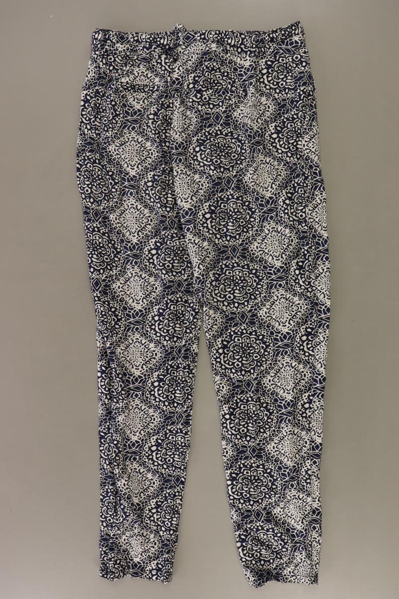 More&More Stoffhose Gr. 38 blau aus Viskose