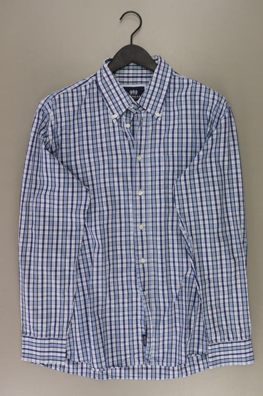 McNeal Langarmhemd für Herren Gr. XL blau aus Baumwolle