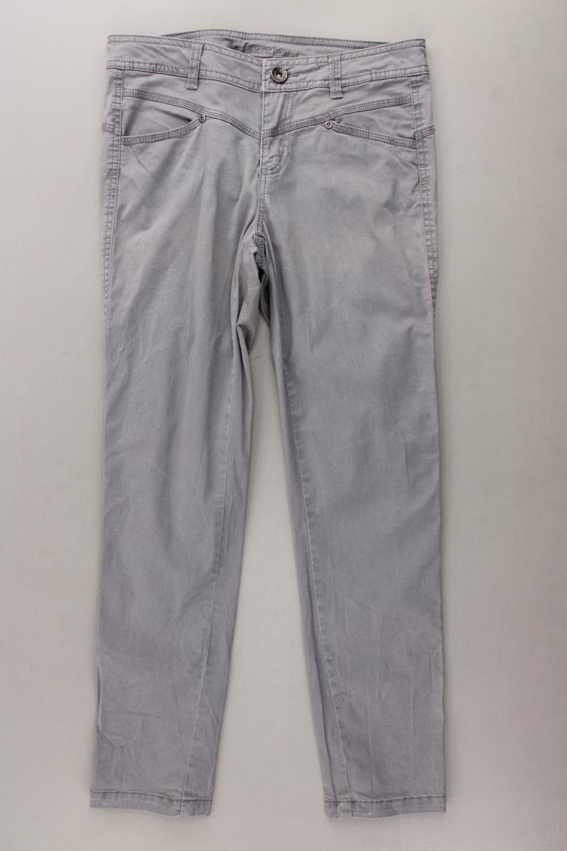 Street One Hose Gr. 34/L26 grau aus Baumwolle