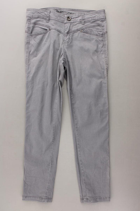 Street One Hose Gr. 34/L26 grau aus Baumwolle