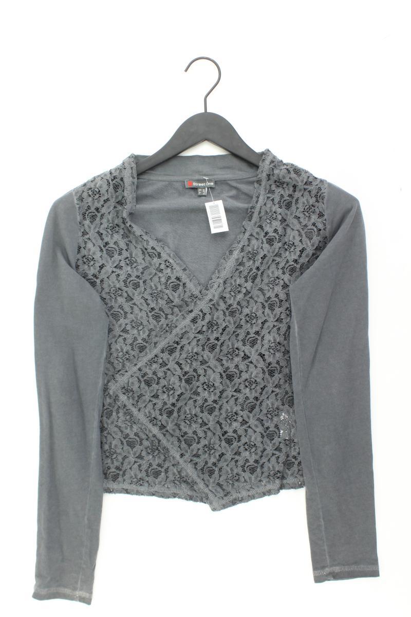 Street One Cardigan Gr. 34 Langarm grau aus Baumwolle