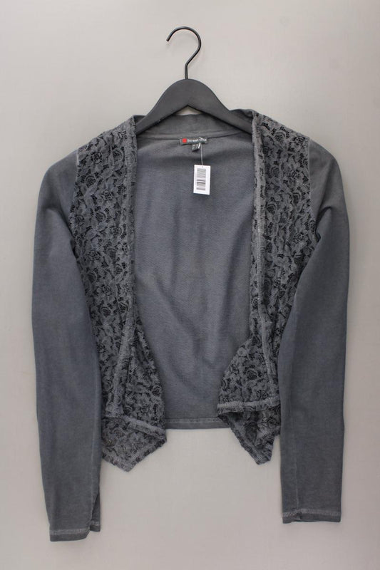 Street One Classic Cardigan Gr. 34 Langarm grau aus Baumwolle