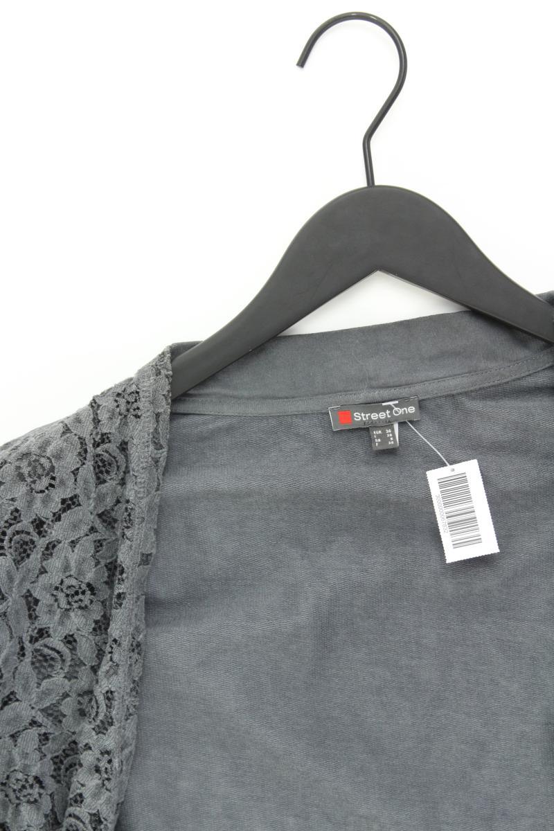 Street One Cardigan Gr. 34 Langarm grau aus Baumwolle