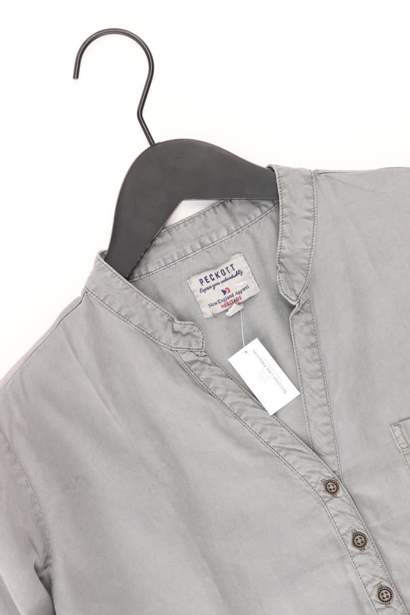 PECKOTT Bluse Gr. 40 3/4 Ärmel grau