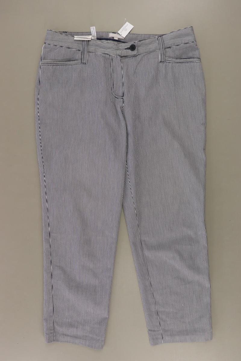 Marco Pecci Hose Gr. 42 gestreift blau aus Baumwolle