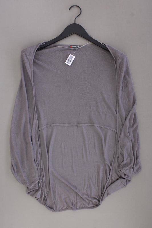 Street One Regular Cardigan Gr. 40 Weite Ärmel grau aus Viskose