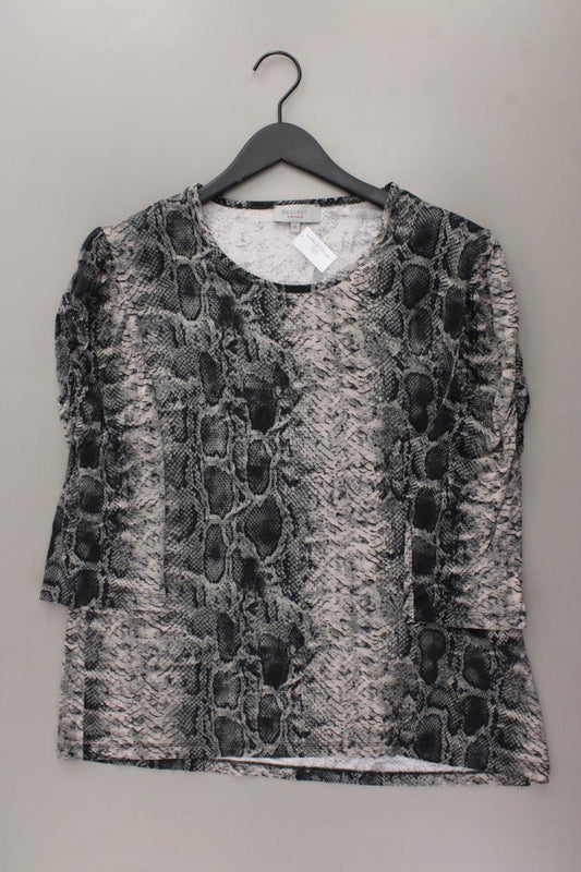 Bexley's Shirt Gr. XL mit Tierdruck 3/4 Ärmel grau aus Viskose