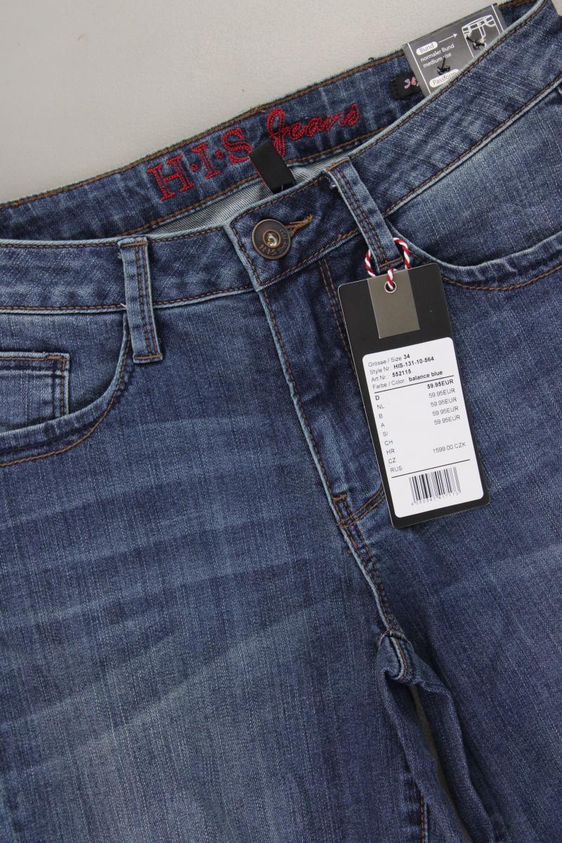 H.I.S. Straight Jeans Gr. 34/L33 neu mit Etikett Neupreis: 59,95€! blau