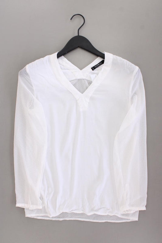 Mango Langarmbluse Gr. XS weiß aus Polyester