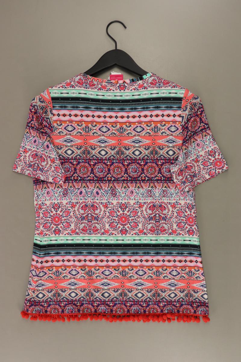 TOGETHER T-Shirt Gr. 38 Kurzarm rosa aus Viskose