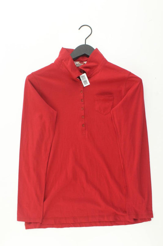 Esprit Poloshirt Gr. XXL Langarm rot aus Baumwolle