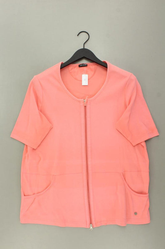 Gerry Weber Shirt mit Reißverschluss Gr. L Kurzarm orange