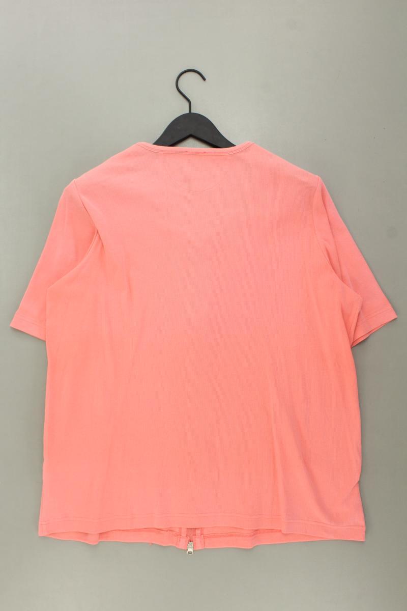 Gerry Weber Shirt mit Reißverschluss Gr. L Kurzarm orange