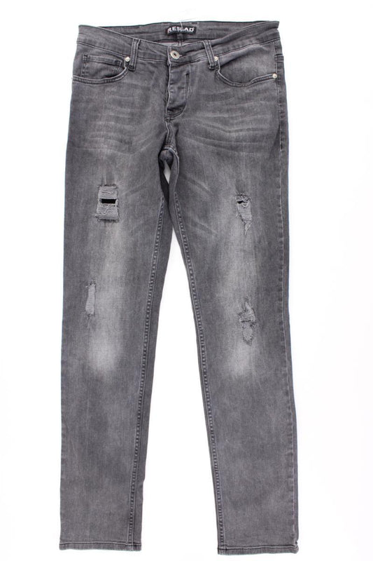 Reslad Jeans für Herren Gr. W32/L34 grau aus Baumwolle
