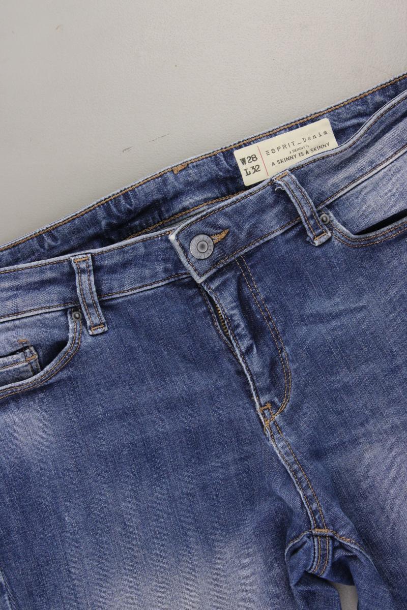 Esprit Skinny Jeans Gr. w28/L32 blau aus Baumwolle
