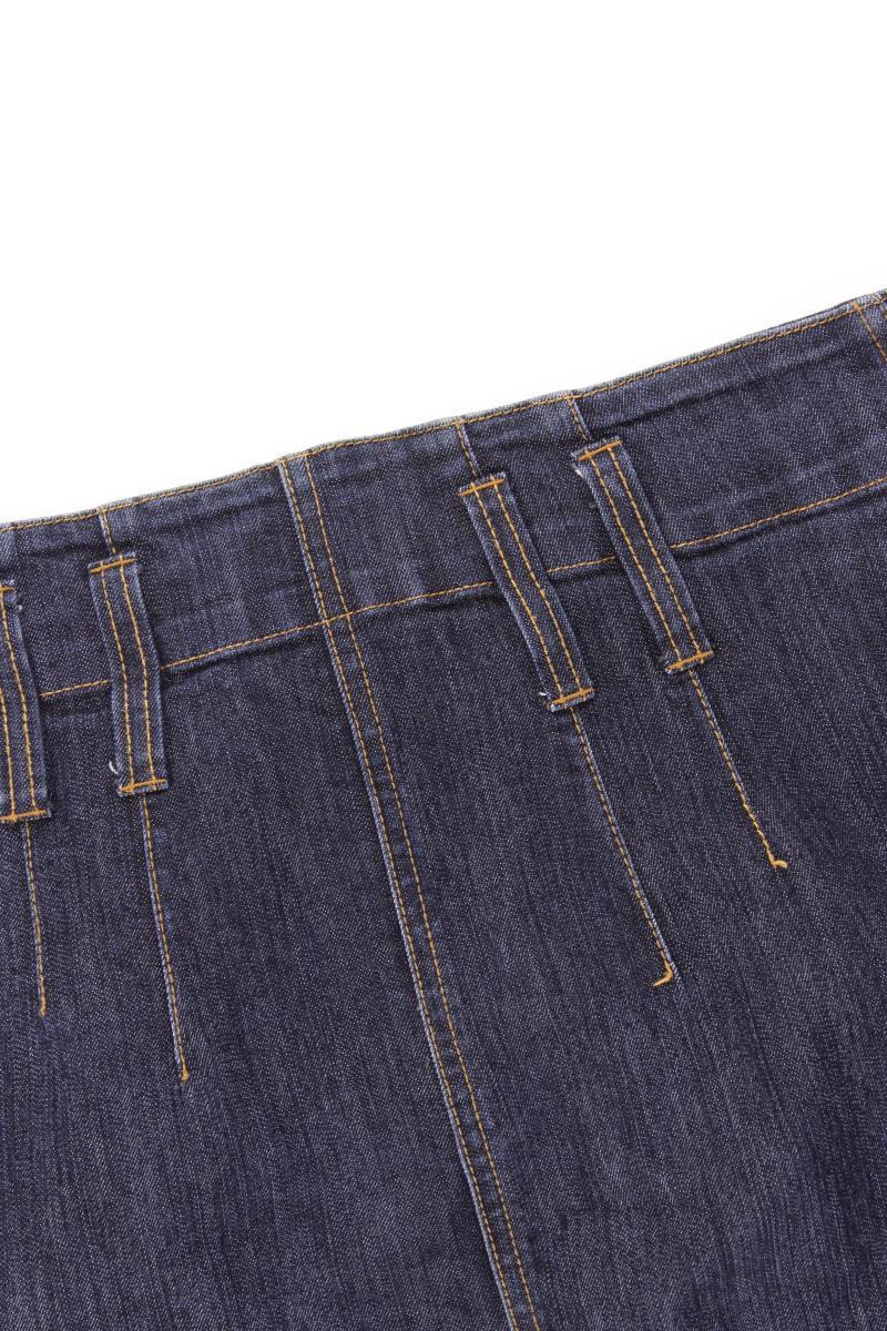 Oltre Jeansrock Gr. 38 blau aus Baumwolle