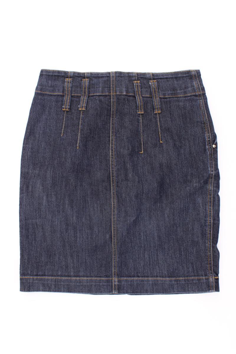 Oltre Jeansrock Gr. 38 blau aus Baumwolle