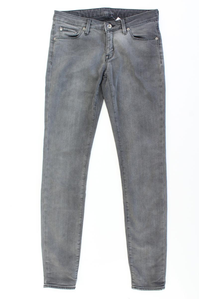 Geox Skinny Jeans Gr. W27 grau aus Baumwolle