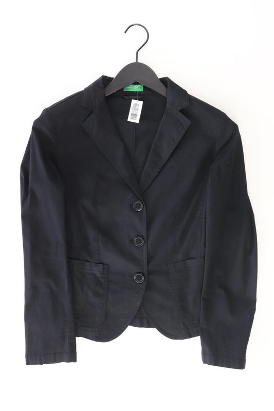 United Colors of Benetton Slim Blazer Gr. 36 schwarz aus Baumwolle