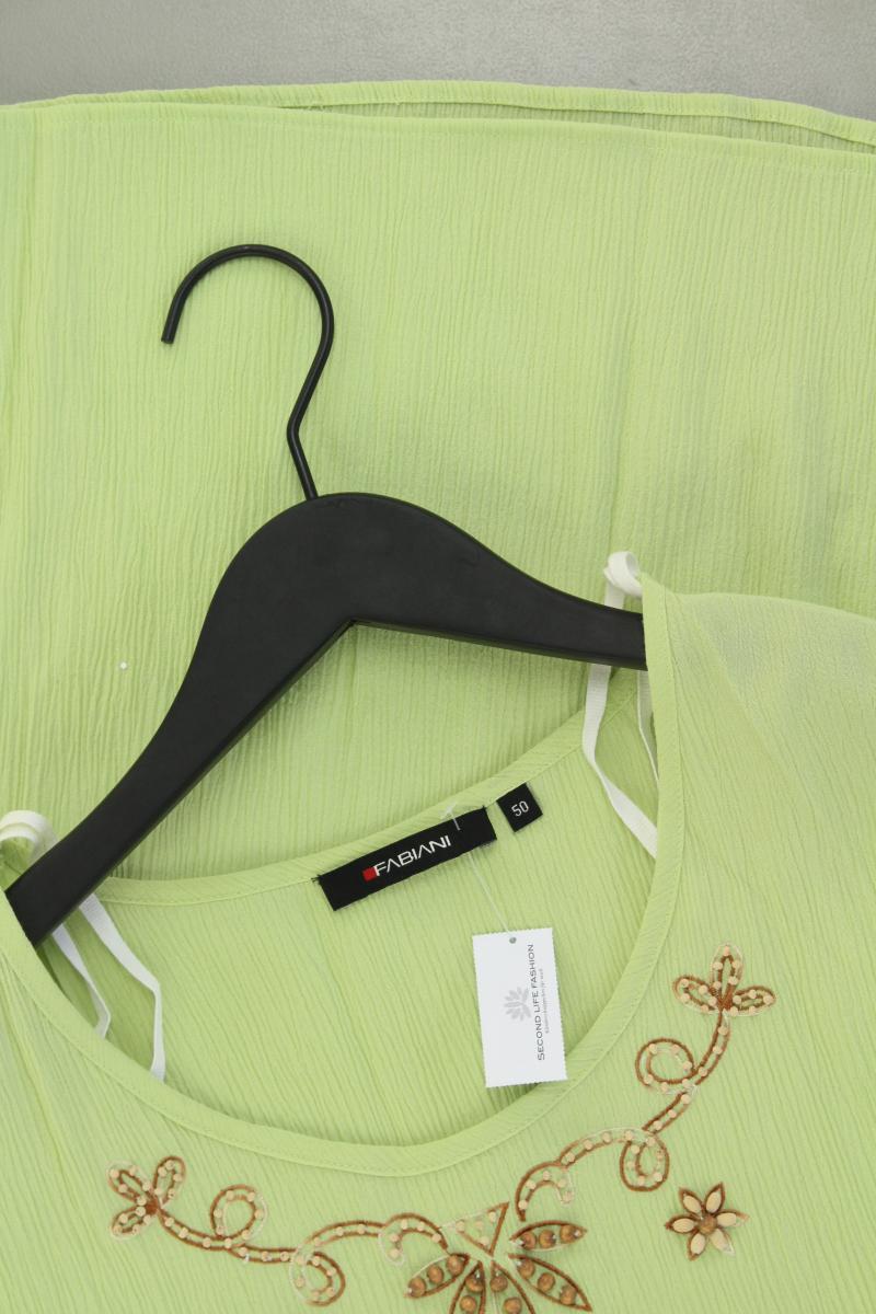 FABIANI Top Gr. 50 mit Pailletten grün