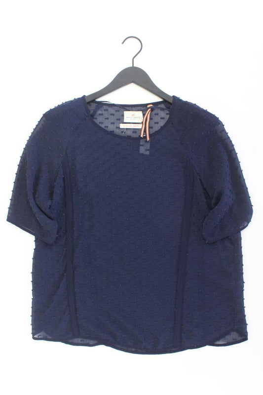 Holly & Whyte Kurzarmbluse Gr. M blau aus Polyester