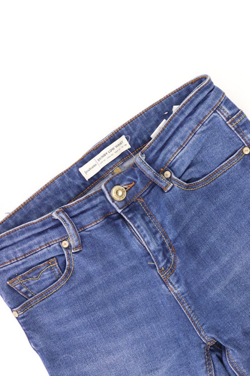 Stradivarius Skinny Jeans Gr. 34 blau aus Baumwolle
