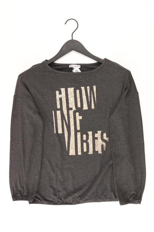 Street One Longsleeve-Shirt Gr. 36 Langarm grau aus Viskose