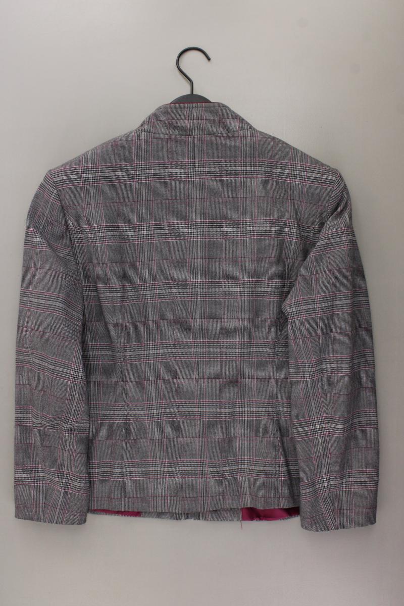 FABIANI Classic Jacke Gr. 42 kariert grau aus Polyester