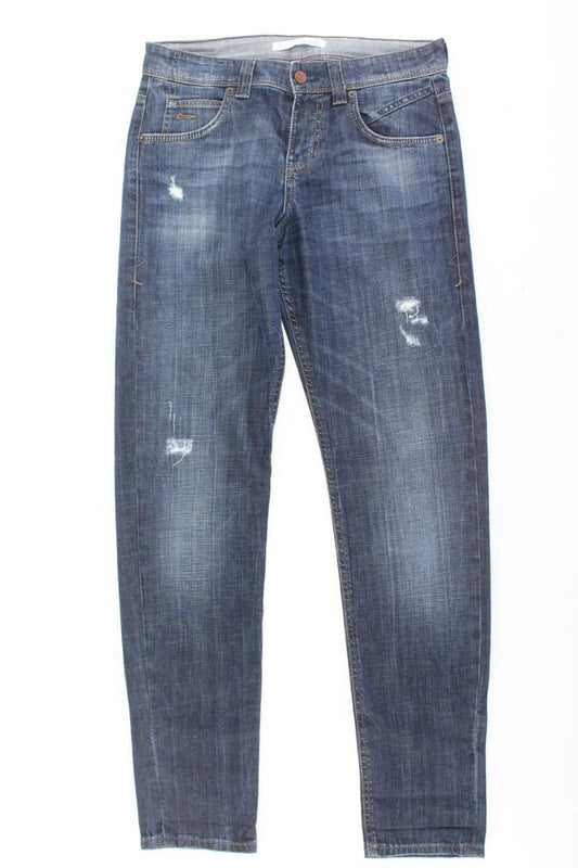 MAC Skinny Jeans Gr. 36 blau aus Baumwolle