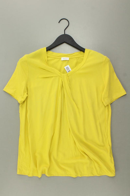 Gerry Weber T-Shirt Gr. 38 Kurzarm gelb aus Viskose
