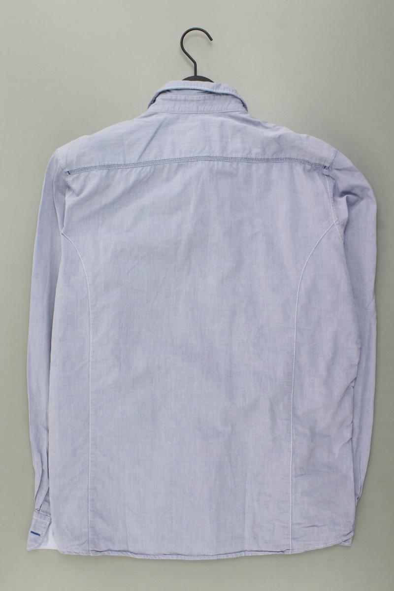 Cinque Langarmhemd für Herren Gr. XL blau aus Baumwolle