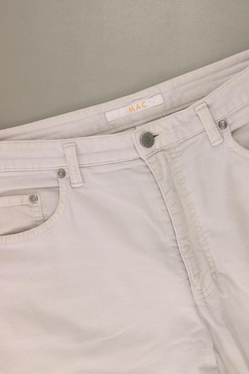 MAC Straight Jeans Gr. 44 creme aus Baumwolle