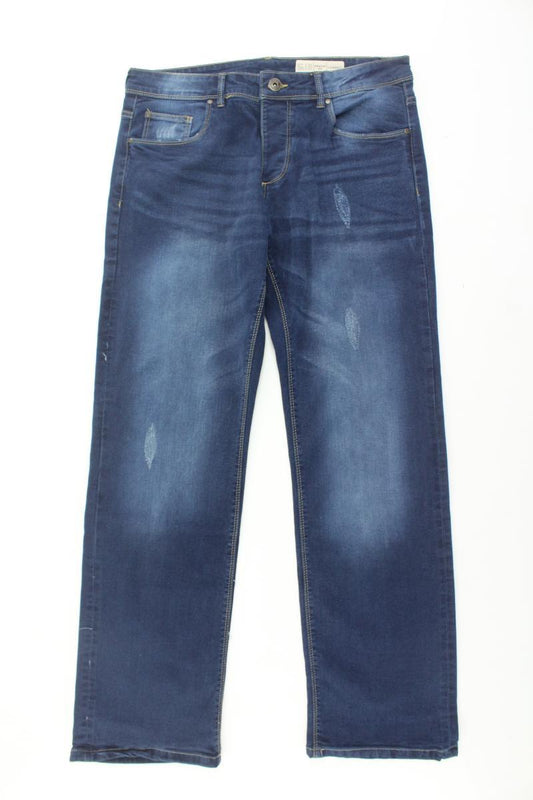 Straight Jeans für Herren Gr. 50 blau aus Baumwolle