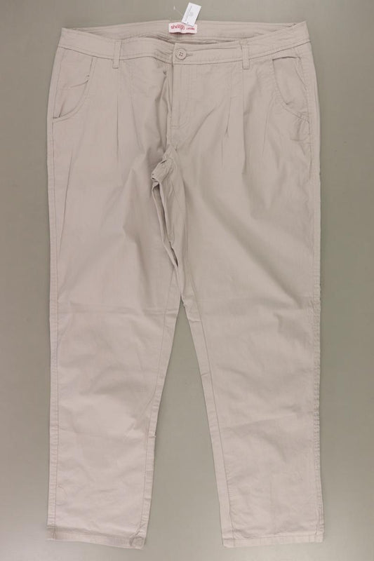 sheego Chinohose Gr. 48 grau aus Baumwolle