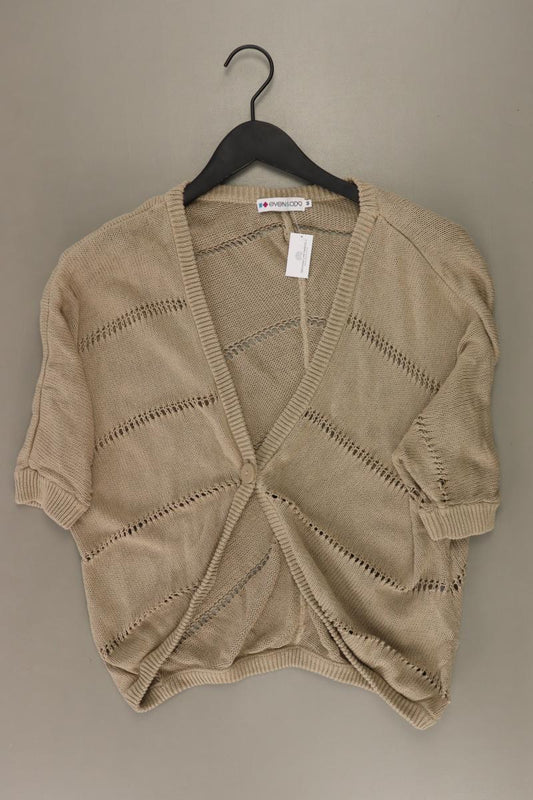 Even & Odd Strickjacke Gr. M Weite Ärmel creme aus Baumwolle