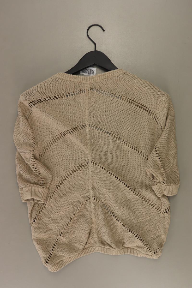 Even & Odd Strickjacke Gr. M Weite Ärmel creme aus Baumwolle