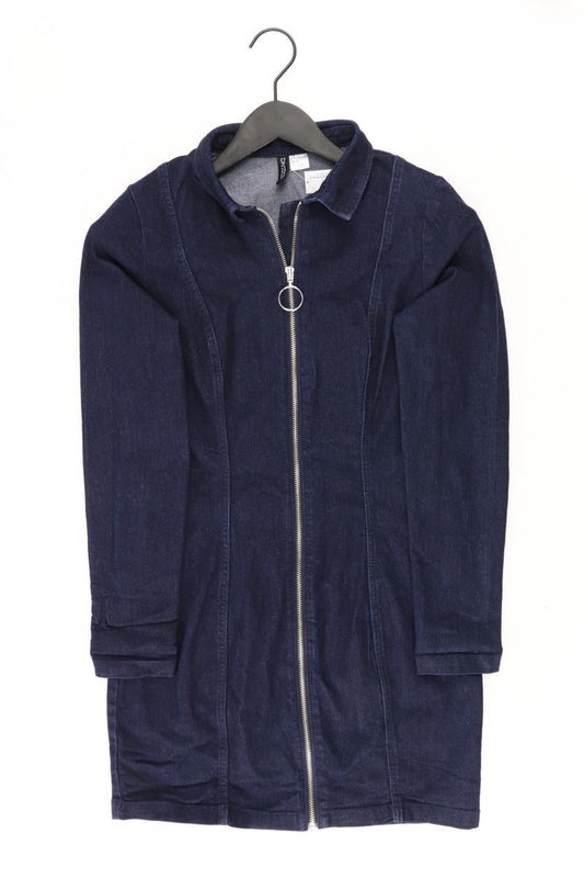 H&M Jeanskleid Gr. 40 Langarm blau aus Baumwolle
