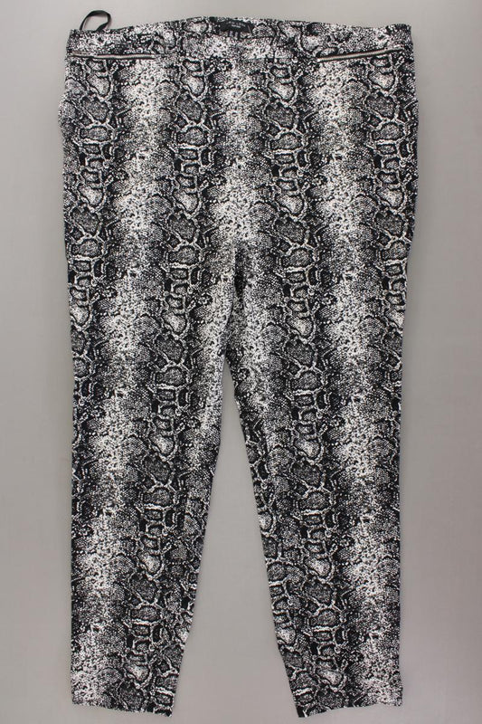 New Look Hose Gr. 52 mit Tierdruck grau aus Viskose