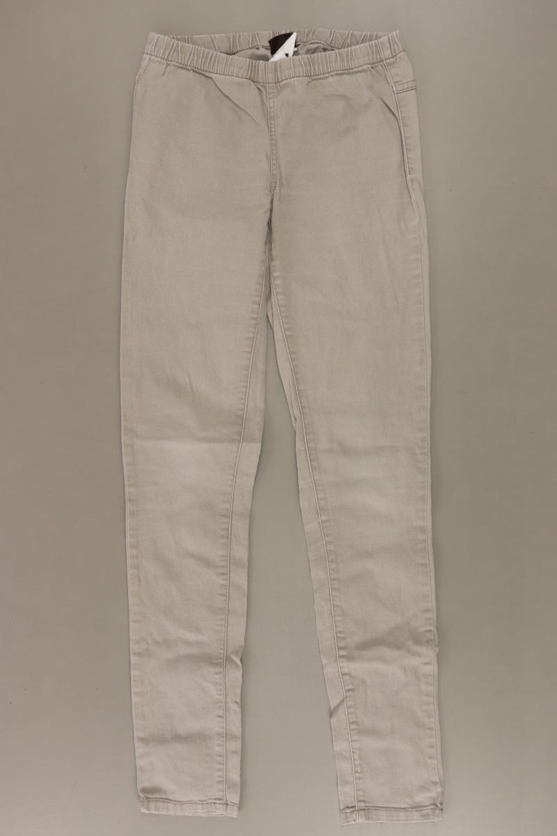 Pieces Jeggings Gr. S creme aus Baumwolle